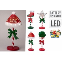 LED Sign Post 15x35cm