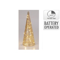 Iron Cone 40cm With Micro LED Gold