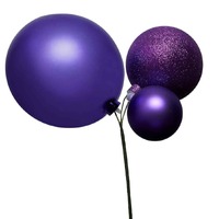 38cm Purple Ball Spray