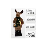 Reindeer 110Cm With LED &amp; Music 