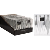 Icicle Set 150mm Silver