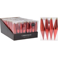 Icicle Set 150mm Red