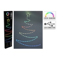 Tree 80LED RGB USB Colour Change