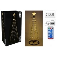 210cm White/Warm White Tree 370 LED