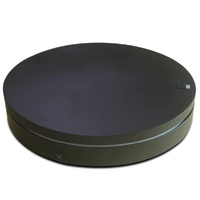 BLACK TURNTABLE 60CM D X 10CM H