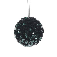 Emerald Green Sequin Bauble..