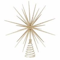 Champagne 3D Starburst Tree Topper