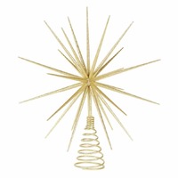Gold 3D Starburst Tree Topper