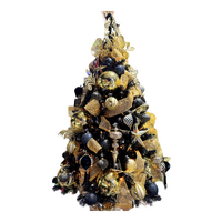 Black &amp; Gold Tree Decoration Kit