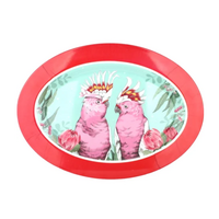 Oval Platter Australiana Design