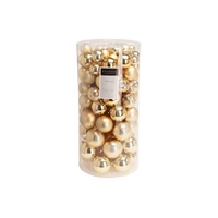 Bauble Pack Gold 100Pcs