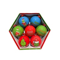 Grinch Baubles Set 7