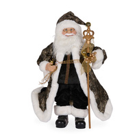 Black Fabric Santa - Beautiful