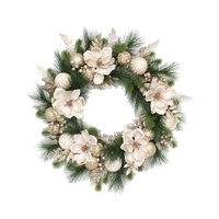 Magnolia and Champagne Wreath