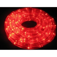 LED Ropelight 9m Flash Red - Connectable..