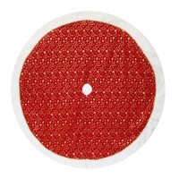 Tree Skirt Red 120cm