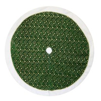 Tree Skirt Stars Green 120cm