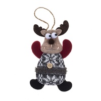 Reindeer Ornament 14x10cm