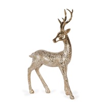 Gold Lace Reindeer Standing..