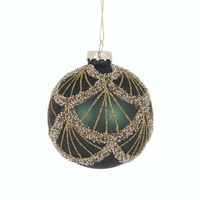 Emerald Garnished Bauble..