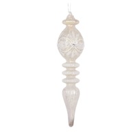 Frosted Long Finial Glass..