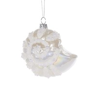High Shine Coil Shell w/Pearls..