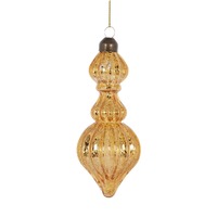 Antique Amber High Shine Finial..