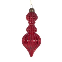 Red High Shine Finial..