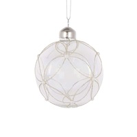 Iridescent Pearl Geometric Bauble..