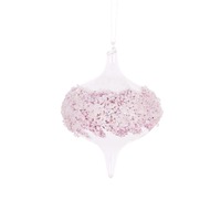 Pink Wrapped Onion Bauble..