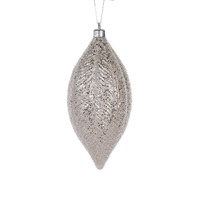 Champagne Feather Drop Bauble..