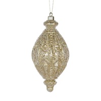 Metallic Gold Intricate Drop Bauble..