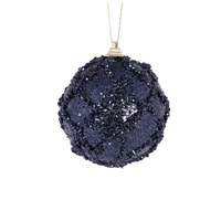Midnight Blue Lattice Bauble..