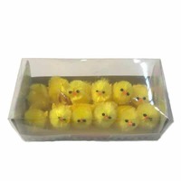 EASTER CHICKS 12PC 3CM YELLOW