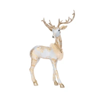 Blue Jacquard Standing Reindeer