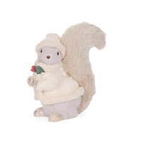 Winter Squirrel with Holly