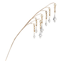 32&quot; Pearl &amp; Crystal Spray