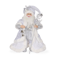 Santa 65cm Silver