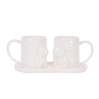 Cute Bunny Mug Set