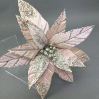 Champagne Silver Poinsettia