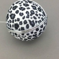 Leopard Print Bauble Black