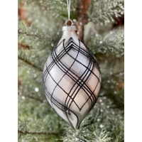 Black/White Striped Long 14cm