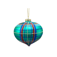 Green Blue Tartan Drop