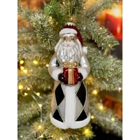 Santa  Ornament 22cm Hand Painted