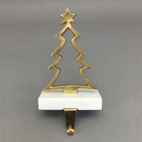 Gold Tree Stocking Holder