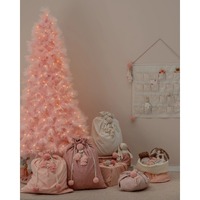 Soft Pink Pre Lit Christmas Tree