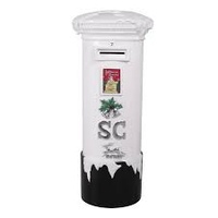 100cm White Santa Mailbox