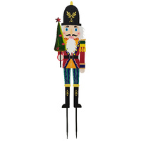 Metal Nutcracker with Tree