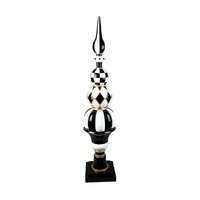 Black &amp; White Finial