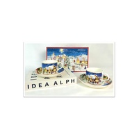 Winter Village Cups &amp; Saucers